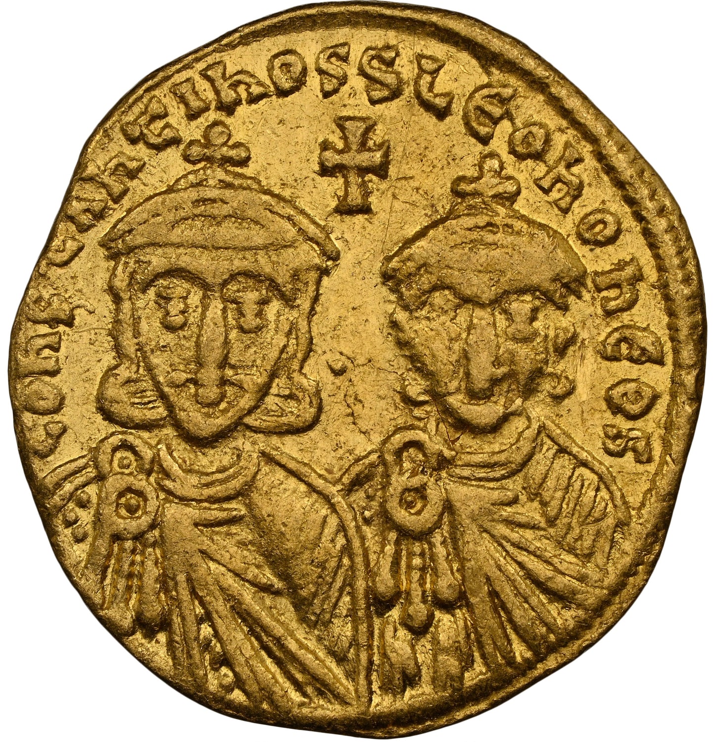750-775 AD Byzantine Empire - Constantine V - Leo IV - Leo III - Gold Solidus