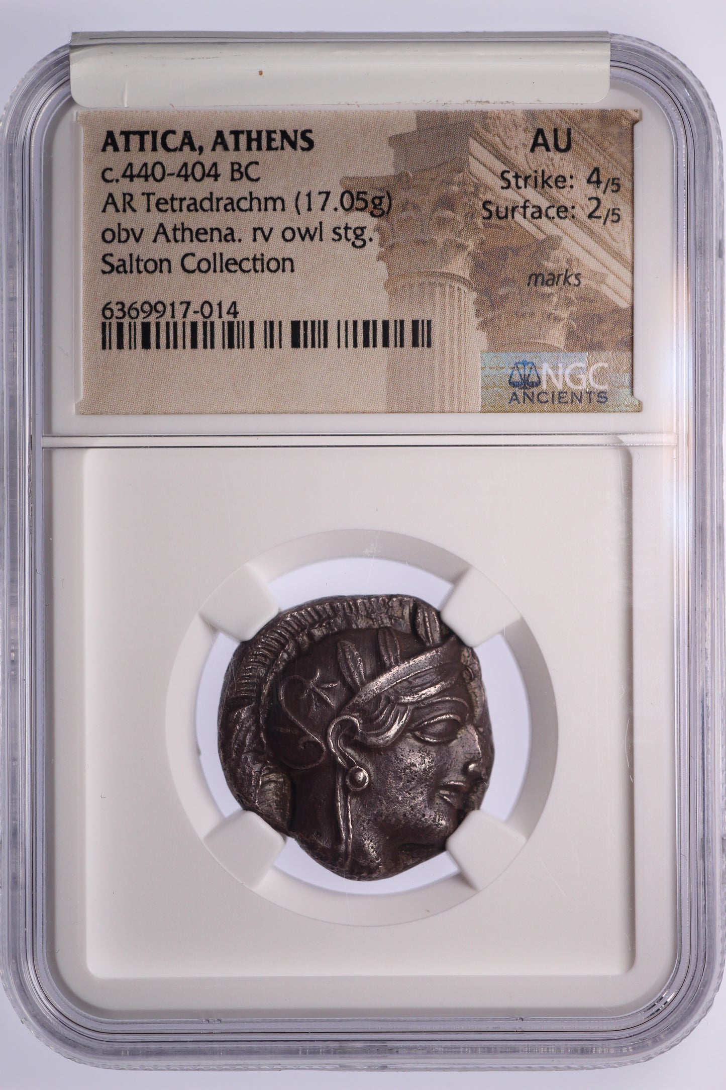 c.440-404 BC Attica, Athens - Athena - Owl