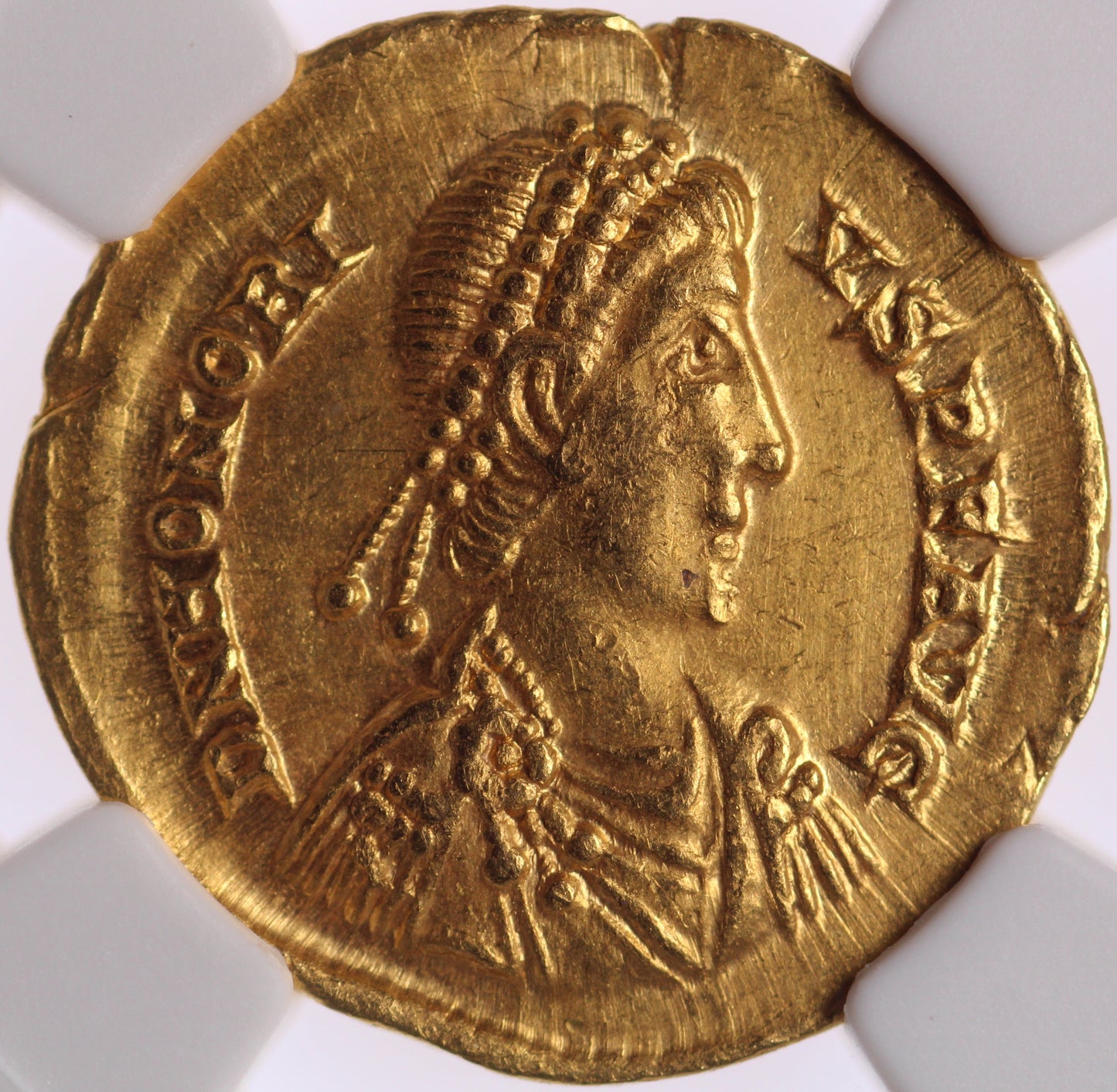 393-423 AD Western Roman Empire - Honorius - Gold Solidus