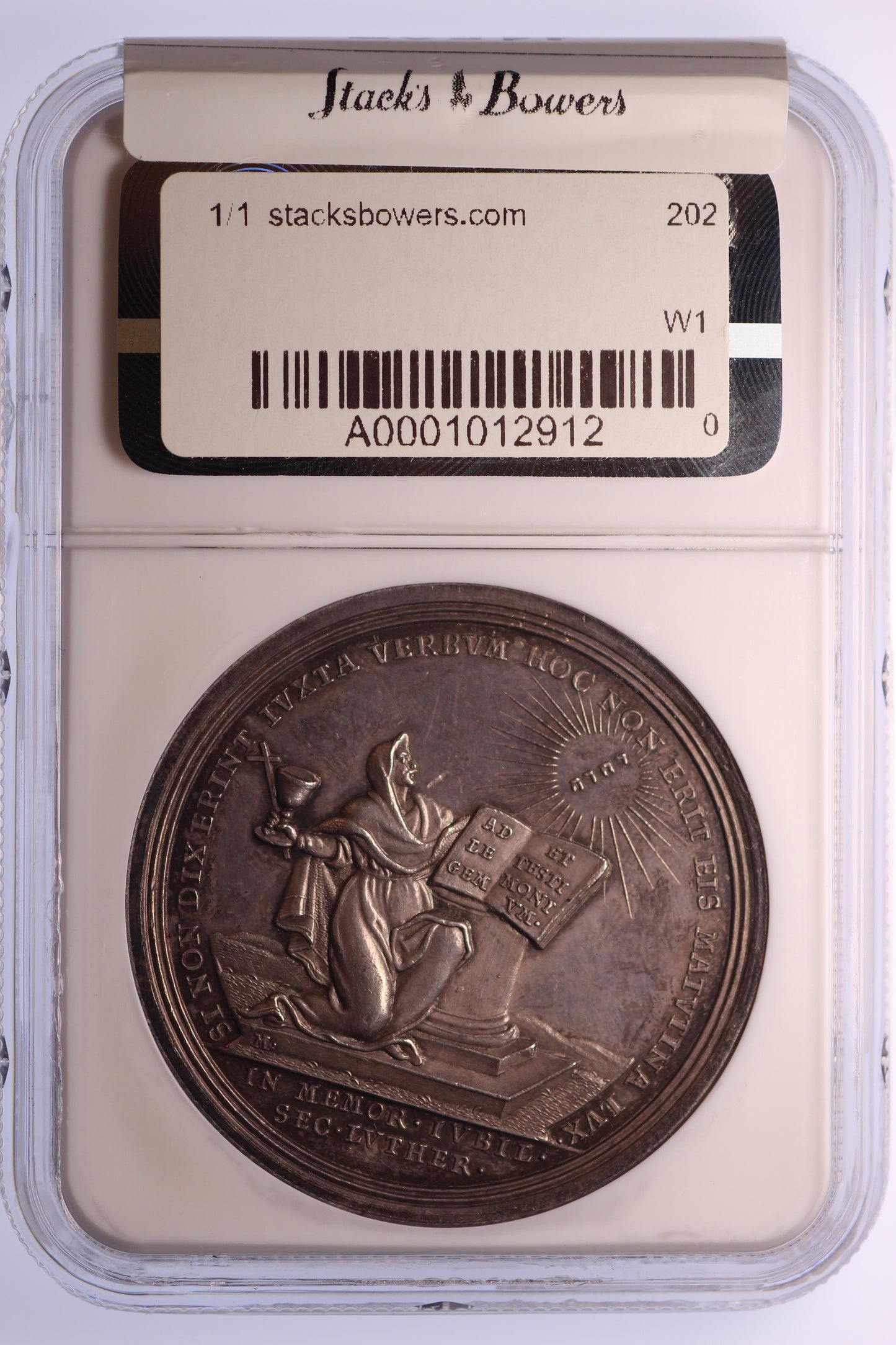 1717 Germany Silver Medal - Martin Luther - 200th Anniversary of the Reformation