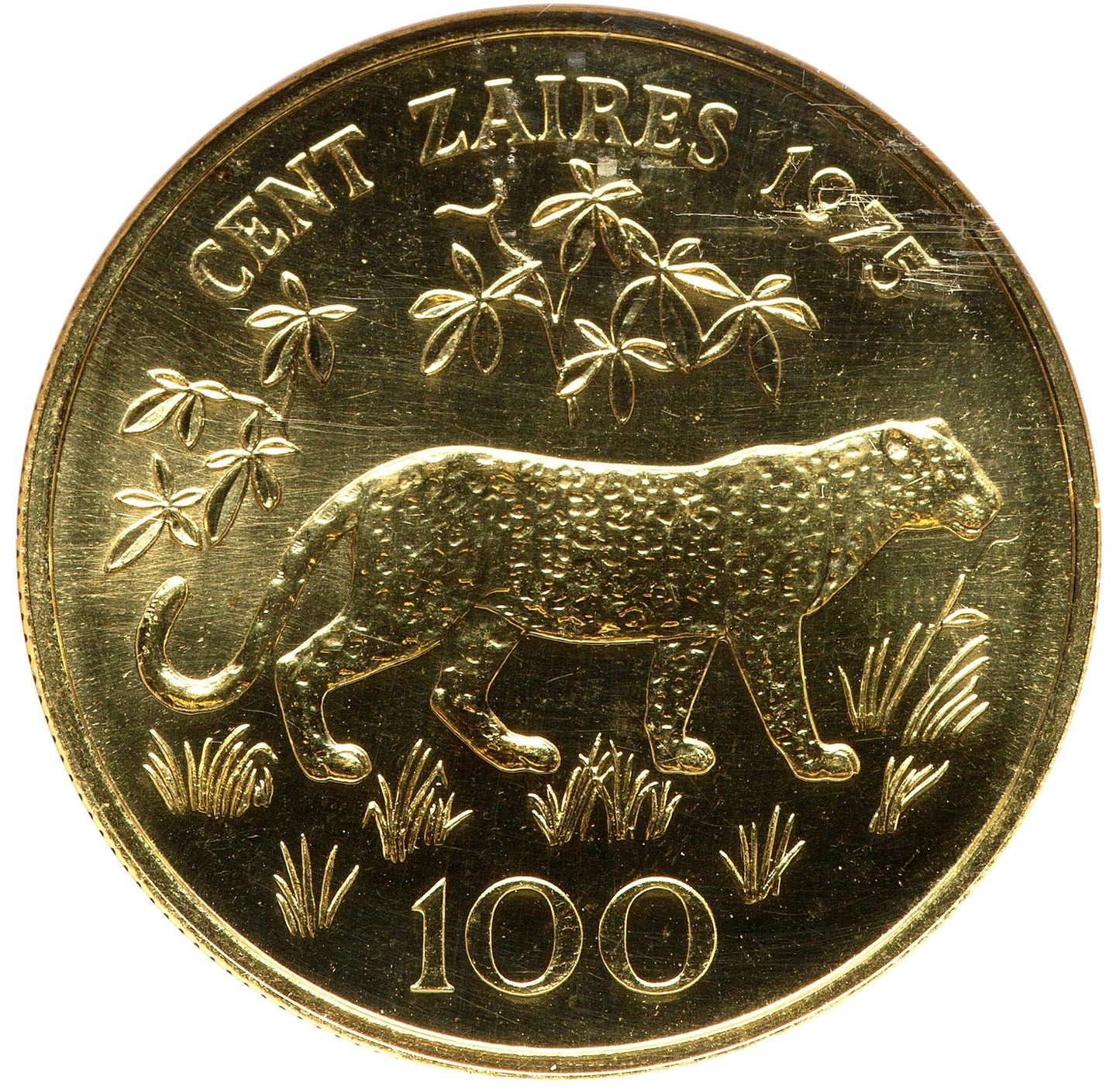 1975 Zaire 100 Zaires - Mobutu - Leopard