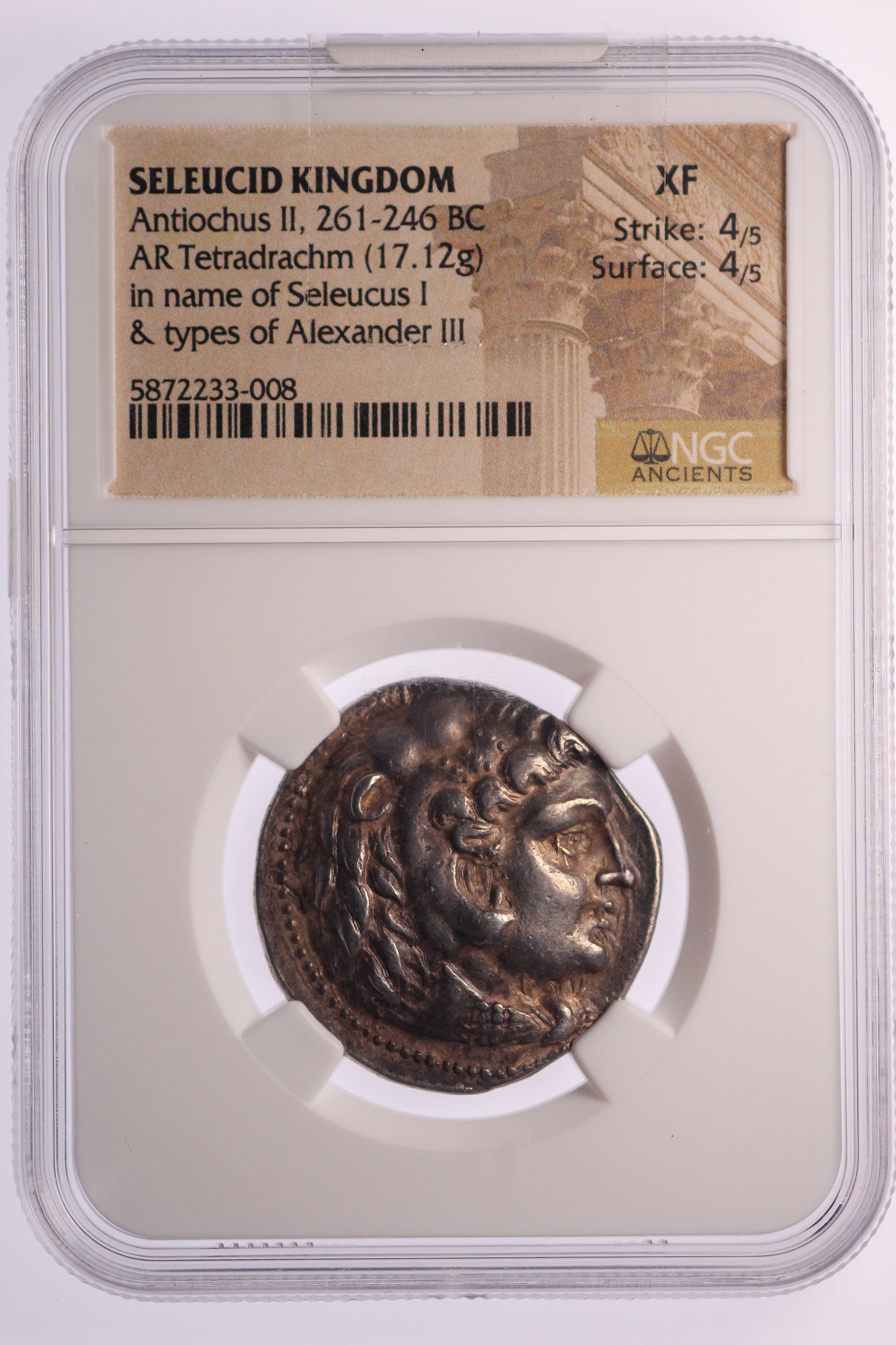 c.261-246 BC Seleucid Kingdom - Hercules - Zeus