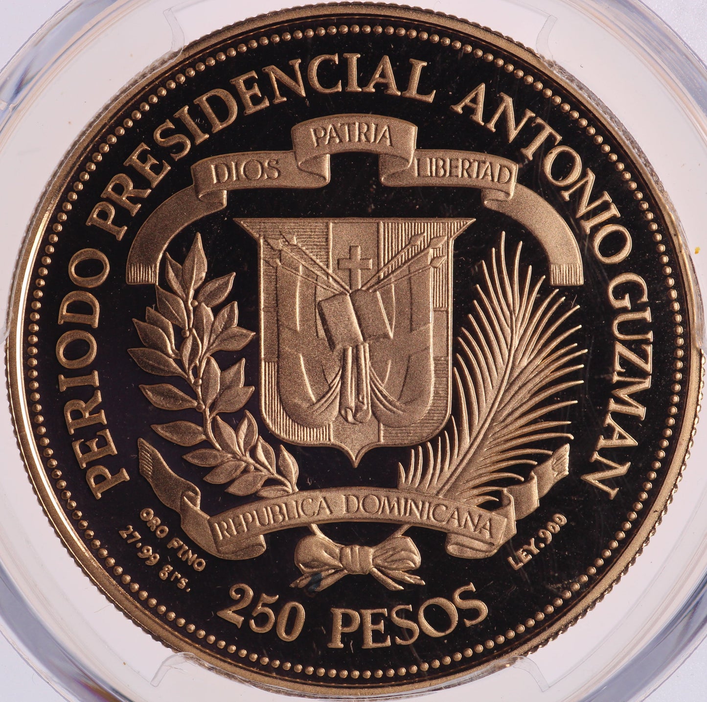 1979 Dominican Republic - John Paul II - Gold Oz