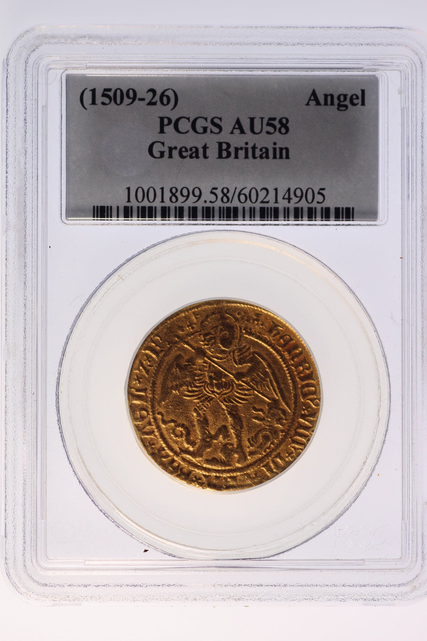 1509-26 Great Britain - King Henry VIII - Gold Angel