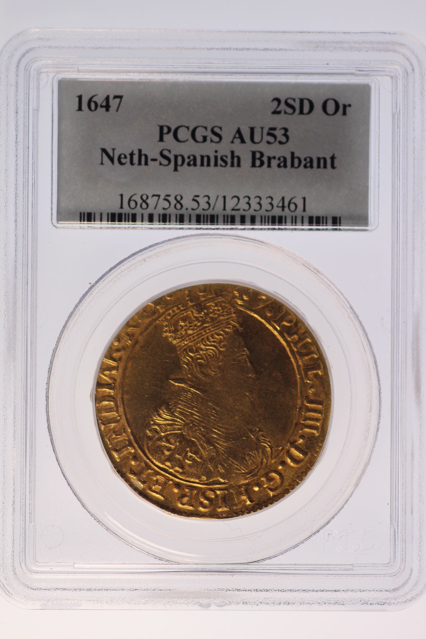1647 Spanish Netherlands - Philip IV - 2 Souverain d'Or