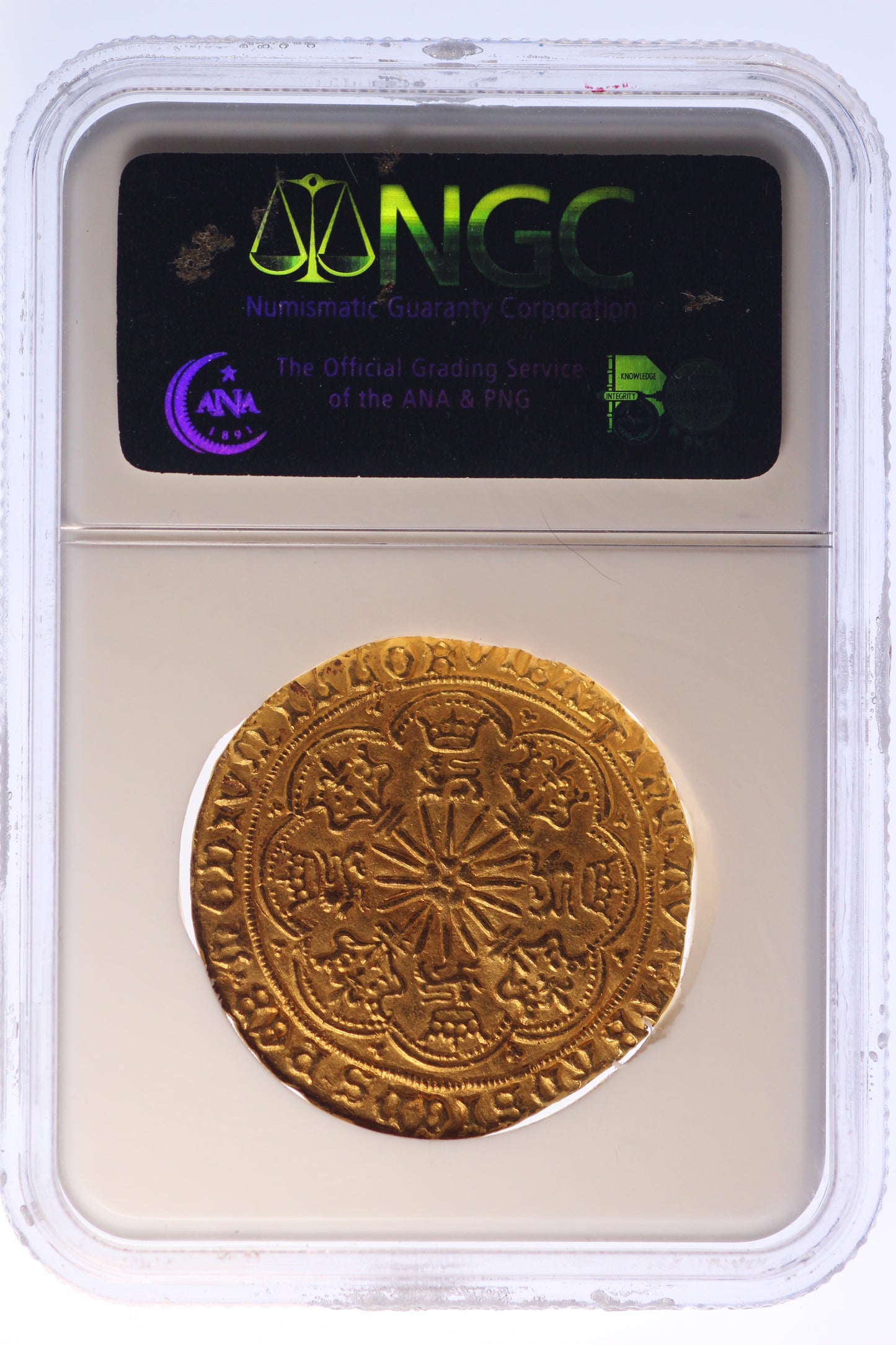 1469-70 Great Britain - King Edward IV - Gold Ryal