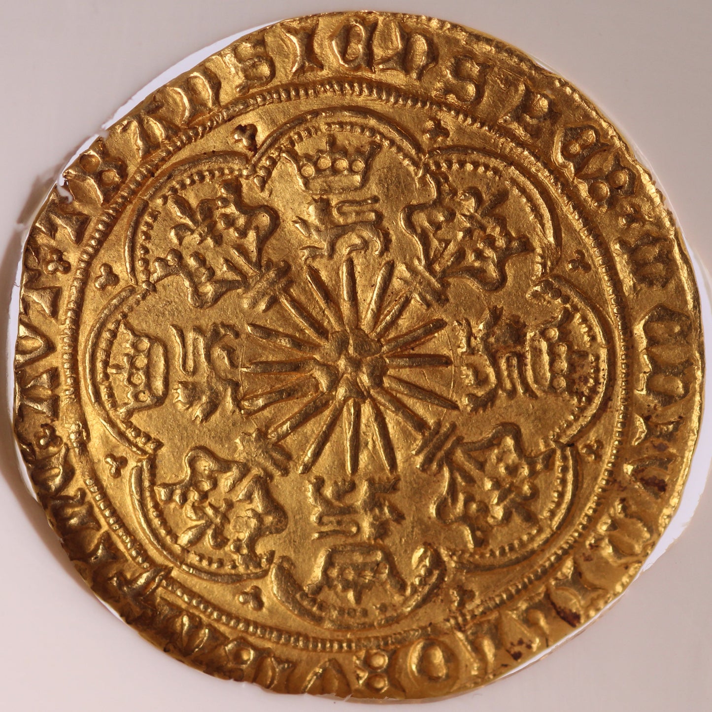 1469-70 Great Britain - King Edward IV - Gold Ryal