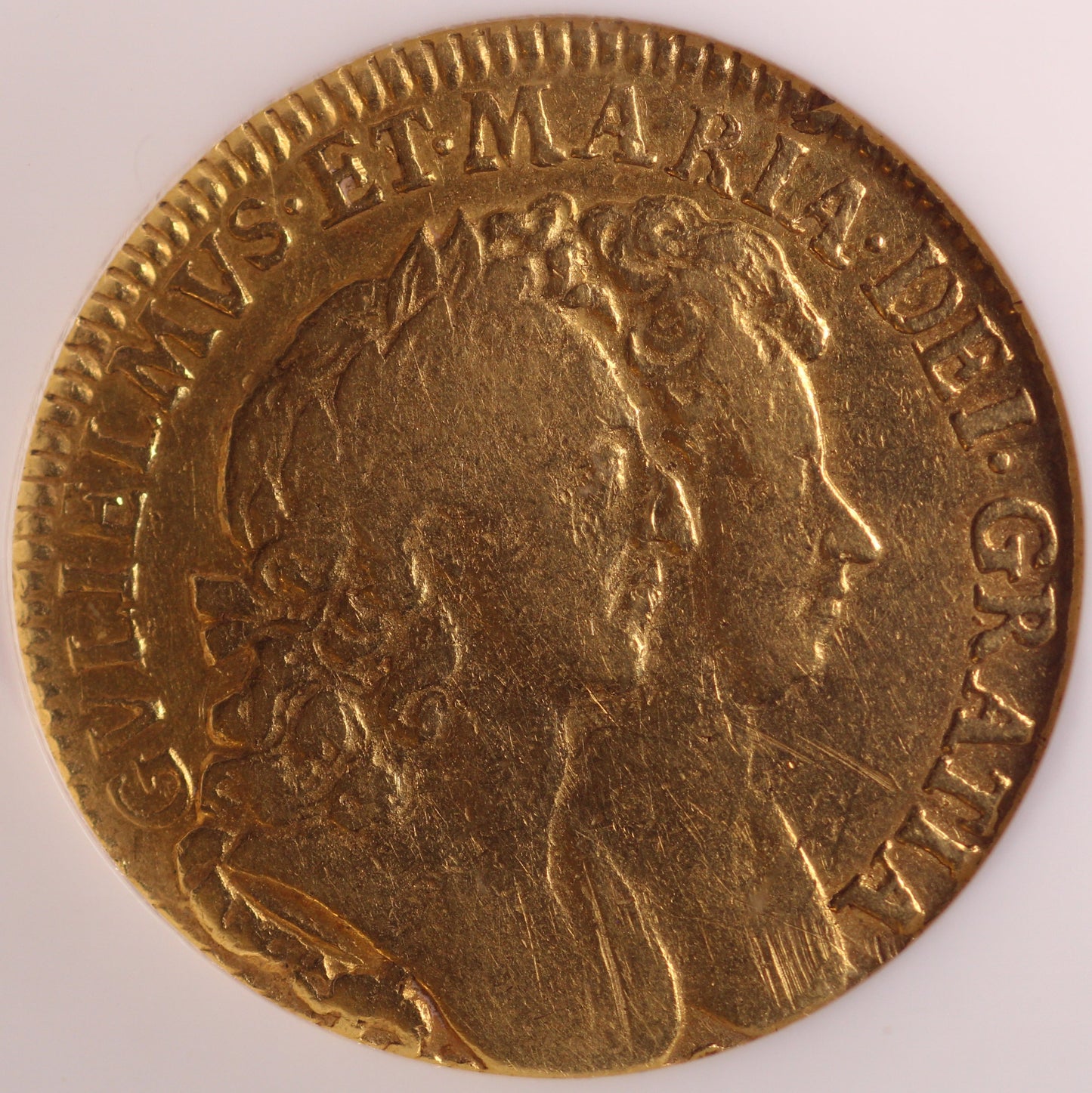 1694 Great Britain - William & Mary - Elephant & Castle - 1 Guinea