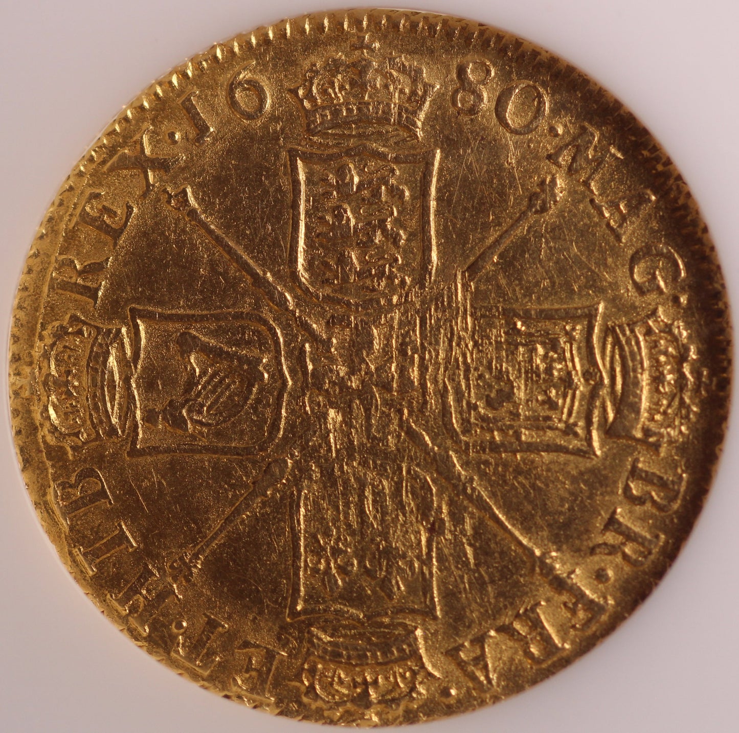 1680 Great Britain - King Charles II - 1 Guinea