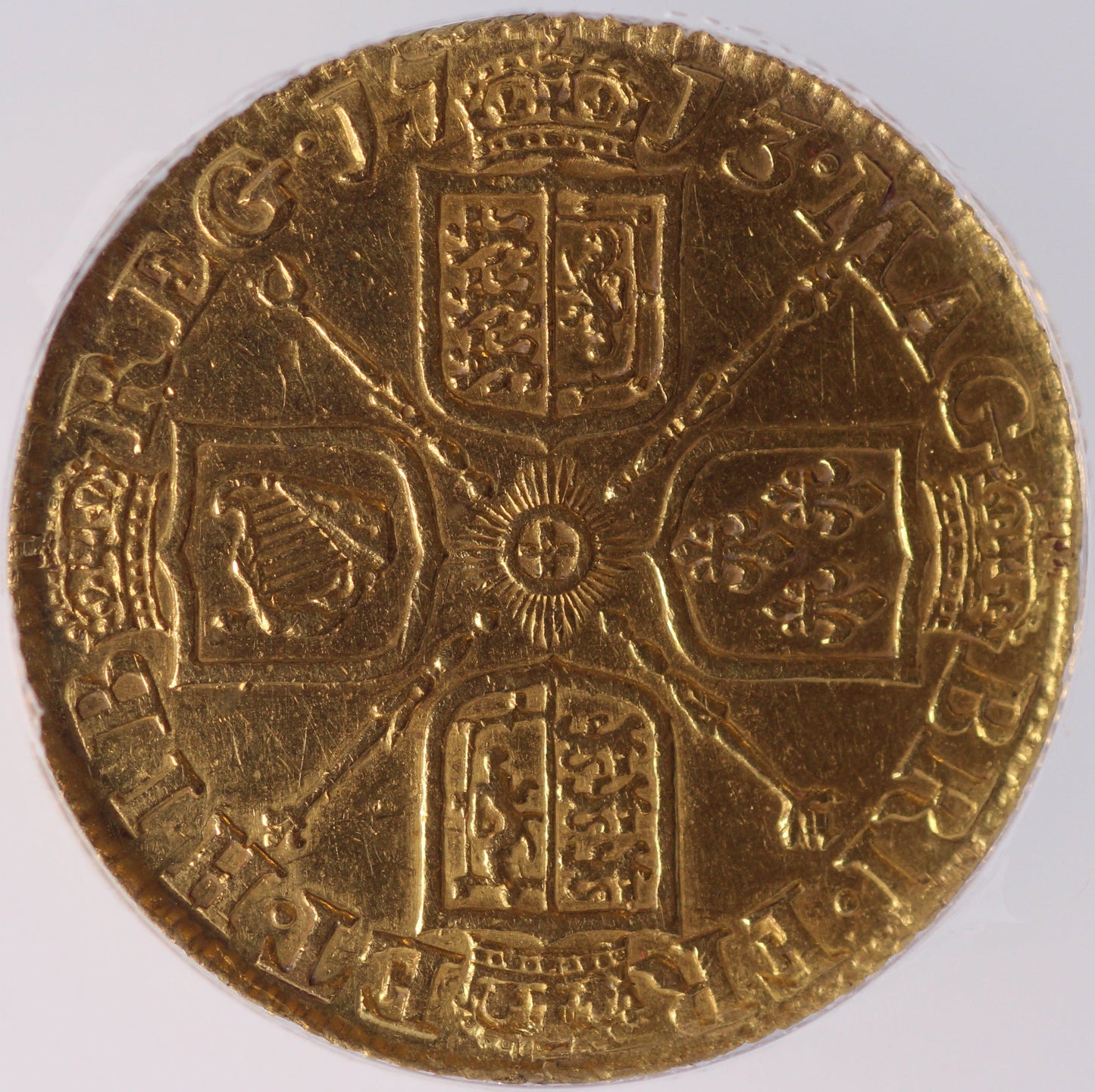 1713 Great Britain - Queen Anne - Gold Guinea